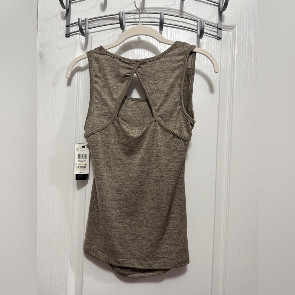 BCX Y2K Embellished Tank Top Women’s ‎ M sequin Beaded Beige Classic Fit Cowgirl - Picture 2 of 16